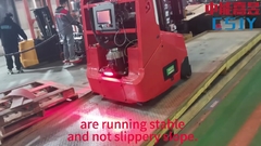 Electric forklift operation is stable, not slip slope