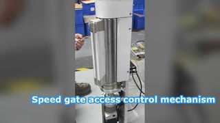 Speed ​​gate access control mechanism kit, made of stainless steel.