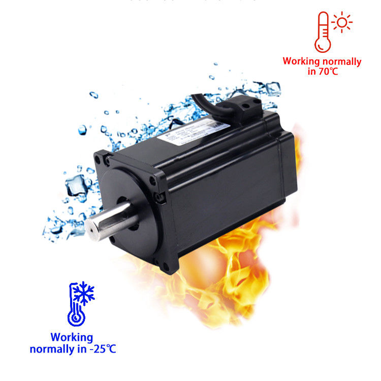 5.6Nm 100RPM 24 Volt Servo Motor 70W Low Noise 80mm Dia
