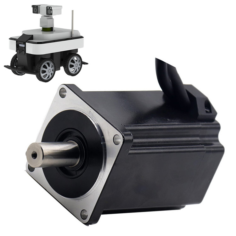 Incremental 48V Encoder Servo Motor 60mm 400W For AGV ROBOT High Torque