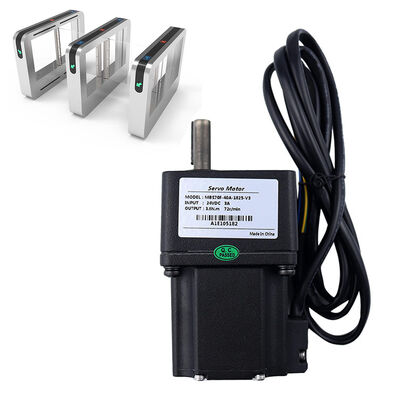 24V 40W Brushless Servo Motor , 1:50 Planetary Gearbox High Torque DC Motor For Turnstile Gate Access Control