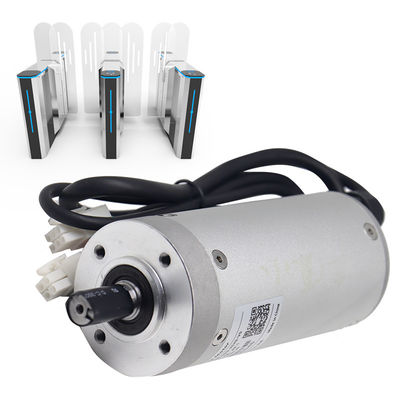 59mm Flange 24V DC 100W Low‑Temperature‑Resistant Gear Integrated Servo Motor, 23Nm Max Torque 2400‑Line Encoder Feedback, Turnstile Speed Gate Barrier Gate Drive Motor
