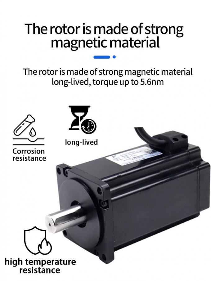 70W High Torque DC Servo Motor 5.6Nm Permanent 120RPM